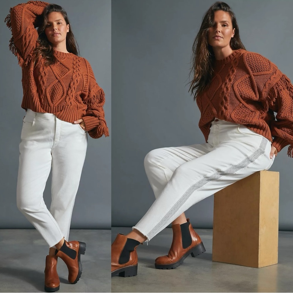 Anthropologie White Jeans